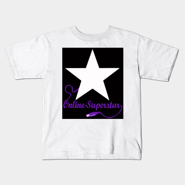 Online Star Kids T-Shirt by NewSignCreation